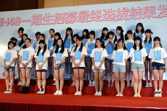 SNH48第一代成员（资料图）