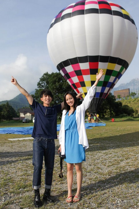 林宥嘉高空与张钧宁谈情 不畏高邀剧组壮胆