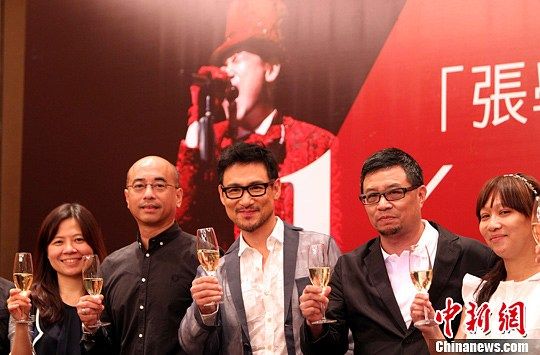 张学友1\/2世纪演唱会香港专辑发布记者会