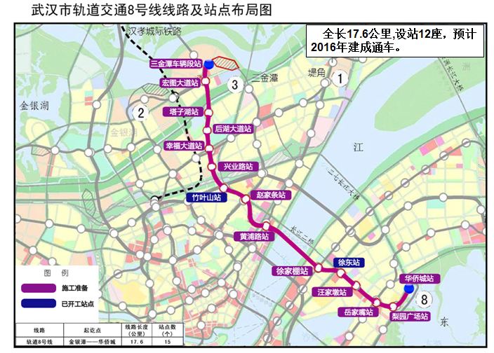 武汉8号线地铁线路图图片