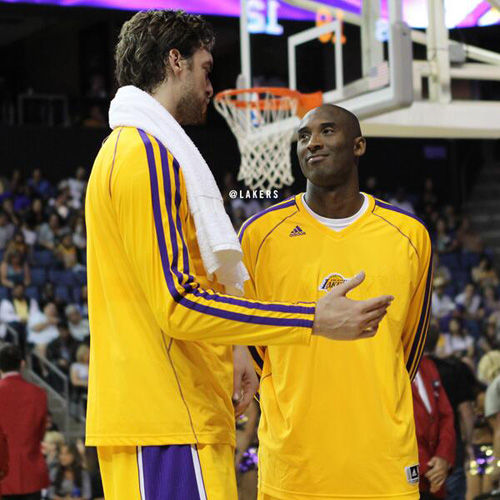 科比和加索尔交流