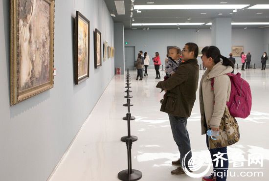 山东美术馆中外美术作品展获万人"点赞" 持续至4月