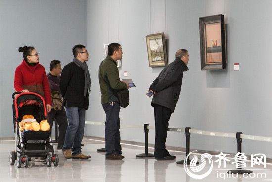 山东美术馆中外美术作品展获万人"点赞" 持续至4月
