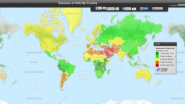 世界追女地图