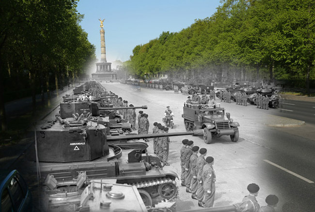法国柏林阅兵梗图片