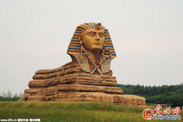 安徽狮身人面像内藏"玄机" 妖魔鬼怪"肚"里藏