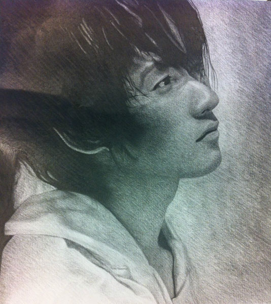 韩寒工作室晒网友手绘 调侃韩少与谢霆锋撞脸(图)