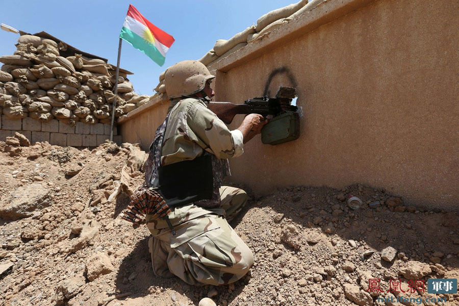 伊拉克库尔德武装增兵前线欲与isil叛军交火