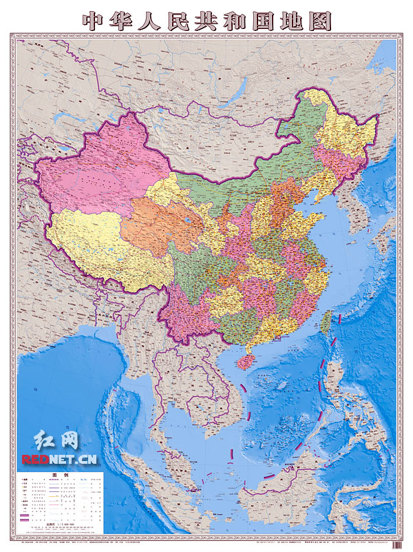 中国竖版地图竖版世界地图原标题:大幅面全开中国竖版地图问世并发行