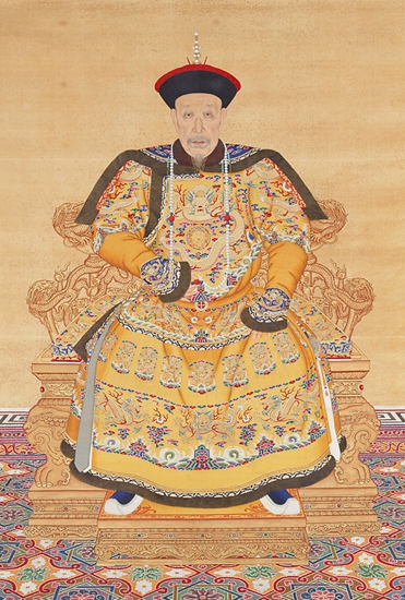 乾隆皇帝老年像