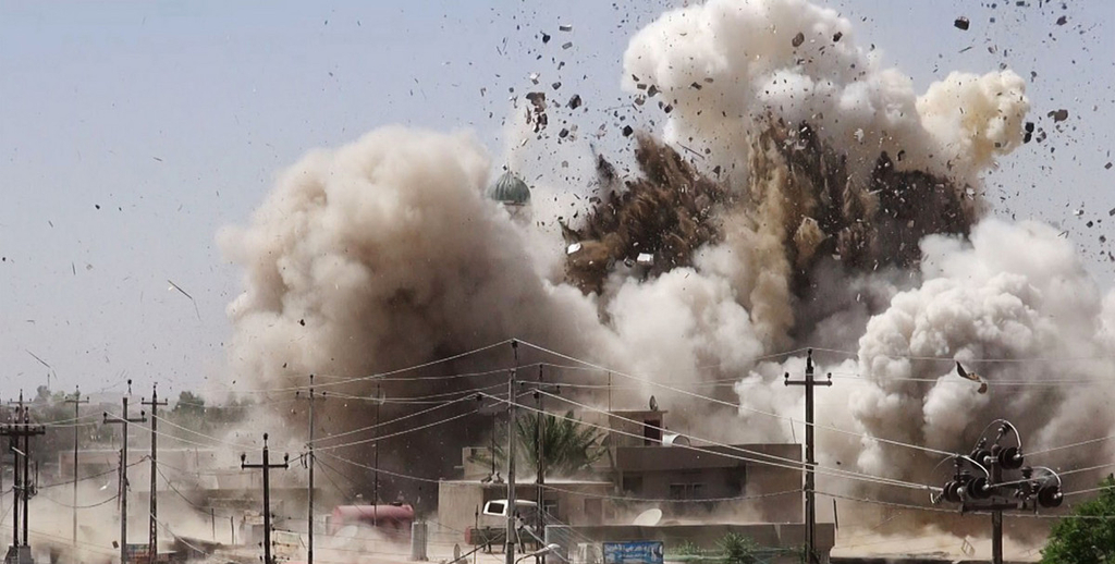 伊拉克再次发生爆炸图片