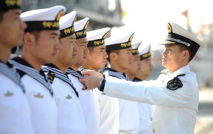 中国海军士官常服图片图片