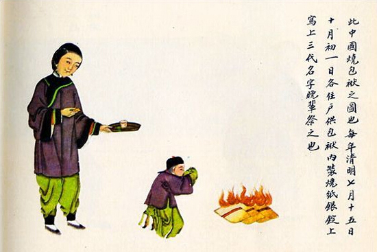 第四大“鬼节”:寒衣节的传说和习俗有哪些?|寒衣节|祭奠_凤凰国学