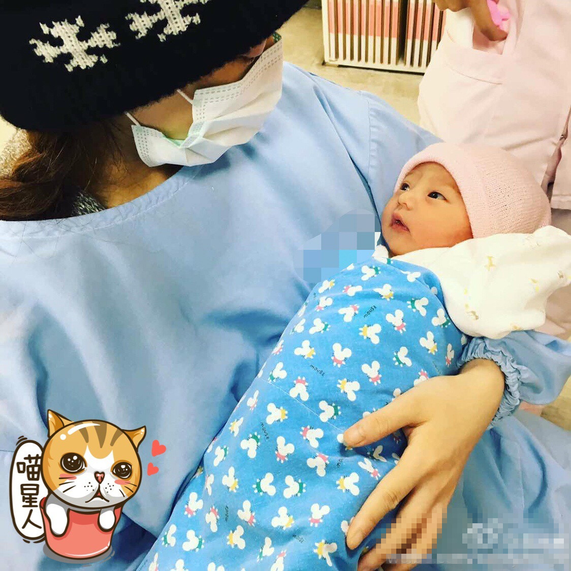 欧弟女儿正面照首次曝光!大眼翘鼻啾啾嘴