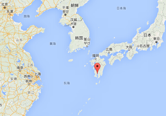 日本樱岛火山地理位置图片