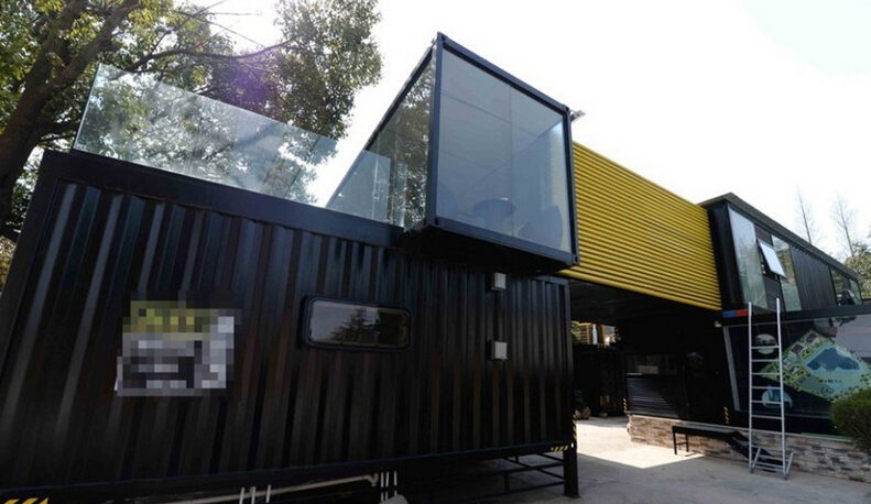 上海造价百万集装箱房堪比豪宅 装修堪比星级宾馆