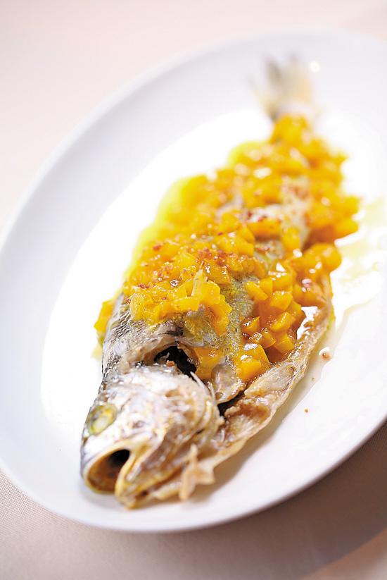 黄椒酱黄花鱼