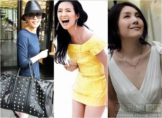 林志玲pk章子怡女星选内衣有一套