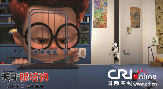 《天才眼镜狗》曝中文海报预告 上演爆笑时空冒险