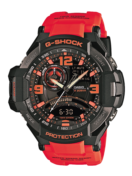 卡西欧gshock航空腕表