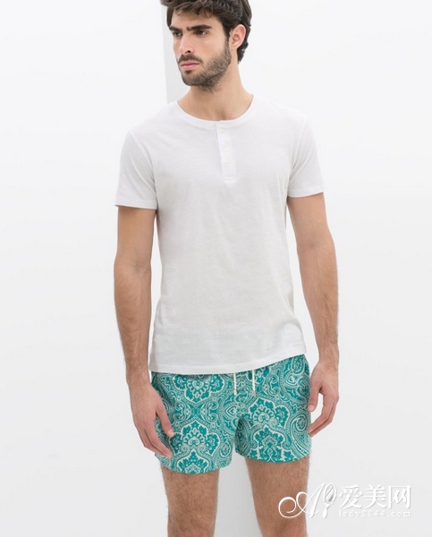 zara men 2014春夏系列 魅力沙滩装型爆表