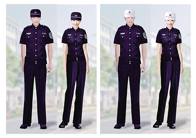 全市协勤换装 帽子颜色可辨岗位