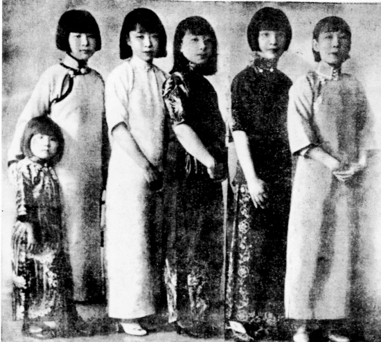 张作霖的6个女儿