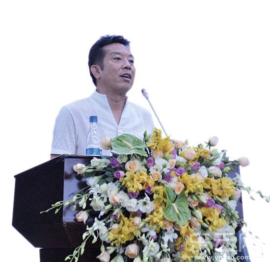 主讲嘉宾西贝餐饮集团董事长贾国龙.