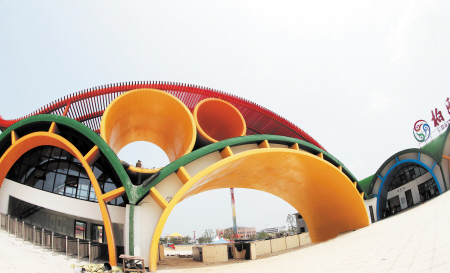 位于乔口渔都的柏乐园欲打造东方迪士尼.余志雄 摄