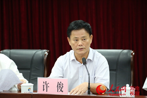海南省委常委,宣传部长许俊讲话
