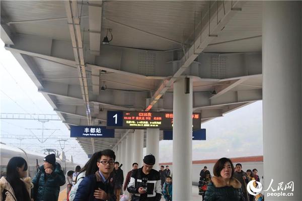 图为1月1日,在丰都站下车的旅客.苏志刚 摄影