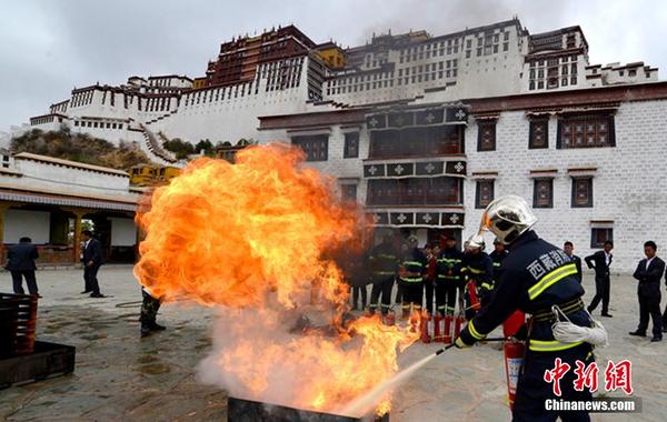 布达拉宫广场事件图片