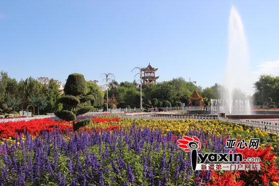 裕民县积极打造花园式县城