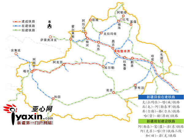 阿勒泰至富蕴至准东铁路预计11月开建 2018年9月竣工