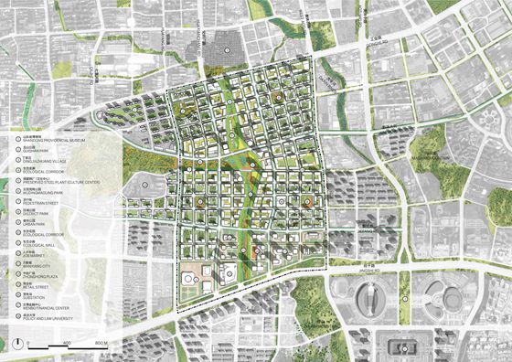 济南中央商务区规划范围确定沿经十路城市发展轴建设