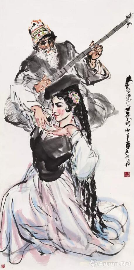北京东正2016年春拍将推出黄胄《于阗歌舞》_手机凤凰网