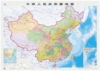 2018中国地图高清放大图片