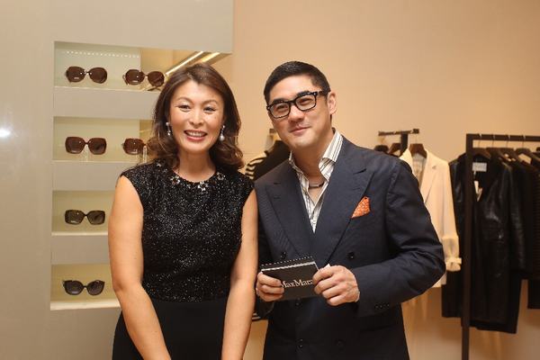 maxmara中国合资公司总裁林宏女士,吴大维