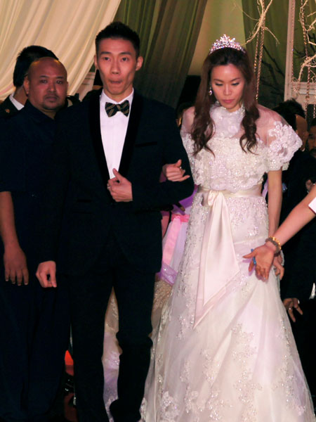 羽坛眷侣李宗伟黄妙珠大婚