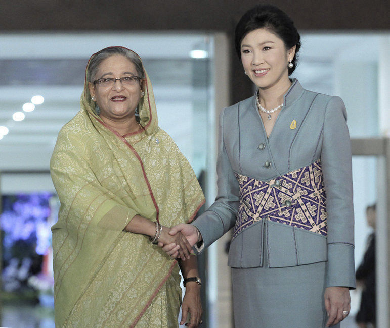 泰国总理英拉的时尚风情