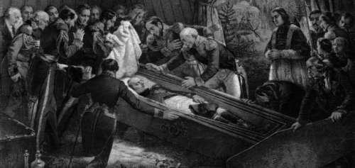 1840拿破仑遗体开棺图片