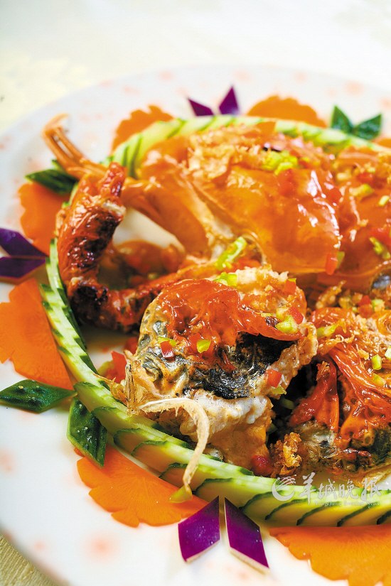 真味鱼蟹馆:椒盐软壳蟹