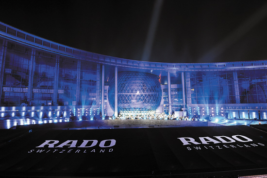 走高科技路线的发布会现场