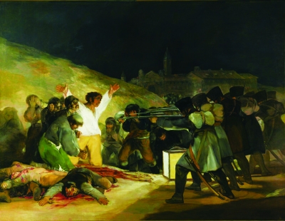 1808年5月3日(油画)  266×345 厘米 弗朗西斯科·戈雅 1814年 马德里