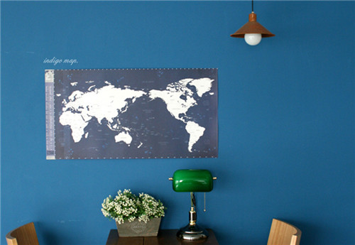 世界地图简易彩色图片