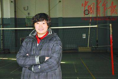 杨昊在北航大学训练馆.