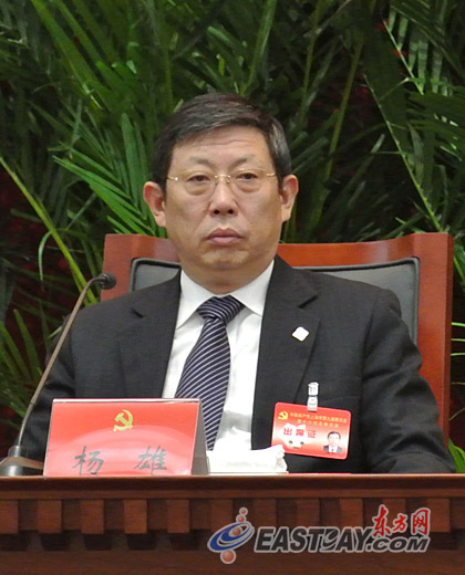 市委常委,常务副市长 杨雄