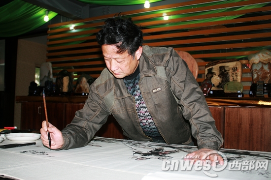 司永禄个人画展开展泰中文化艺术交流联展开幕