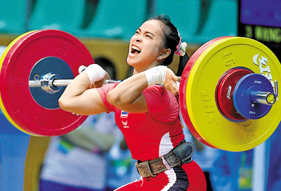 王明娟在比赛中cfp供图