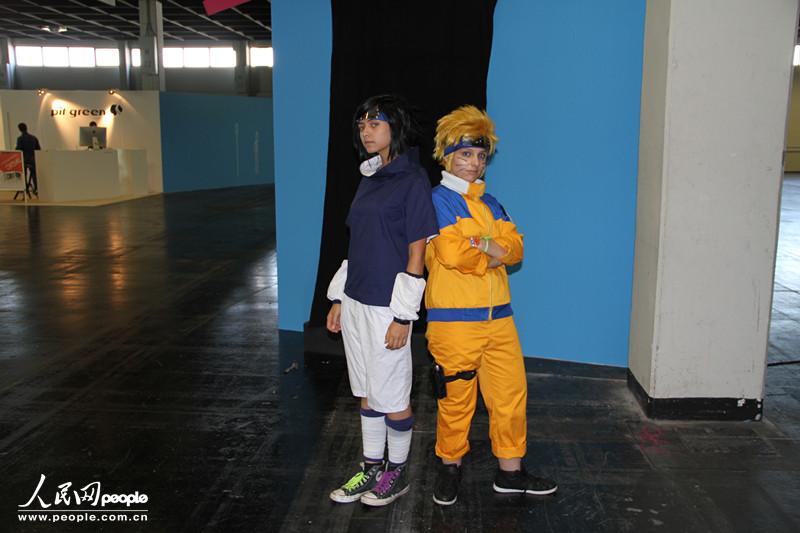 cosplay模特—火影忍者主人公宇智波佐助和鸣人